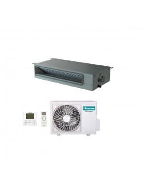 Climatizzatore Condizionatore Hisense Inverter Canalizzato 9000 Btu ADT26UX4RBL8 + AUW26U4RS8R-32 Wi-Fi Optional