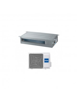 Climatizzatore Condizionatore Haier Inverter Canalizzato Slim Bassa Prevalenza 24000 Btu AD71S2SS1FA + 1U71S2SR2FA R-32