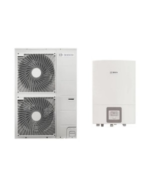 Bosch Compress 3000 AWS 11s-ES: Pompa di calore aria/acqua monofase reversibile con ODU Split 11s e unità murale AWES 8-15